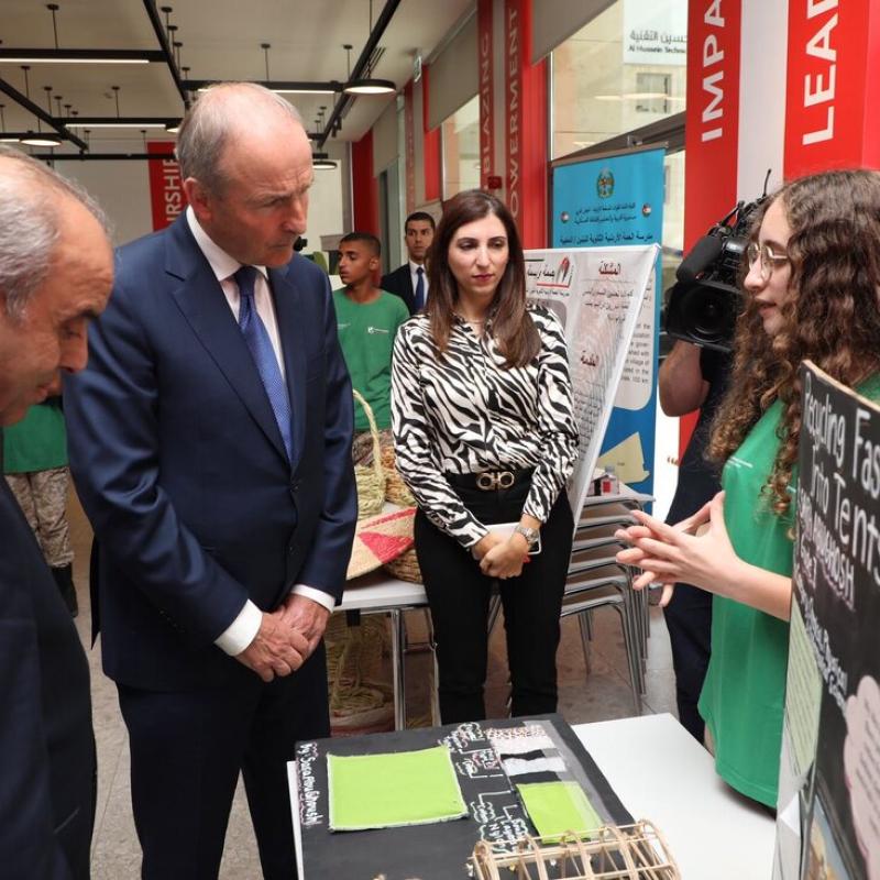 Tánaiste met winners of Jordan Young Scientist 2023