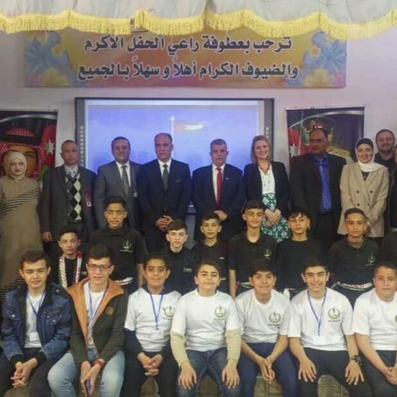 Ambassador Bolger visit to Der Abi Saed School in Irbid